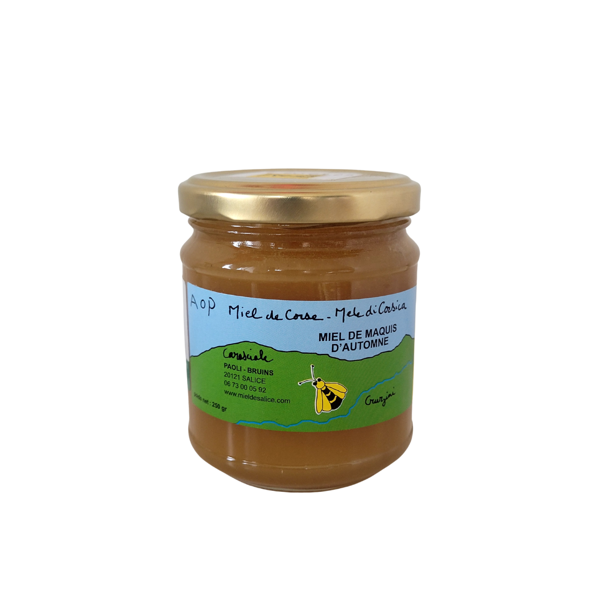 Korsikansk honning fra efterårets maquis, Salice, 250 g