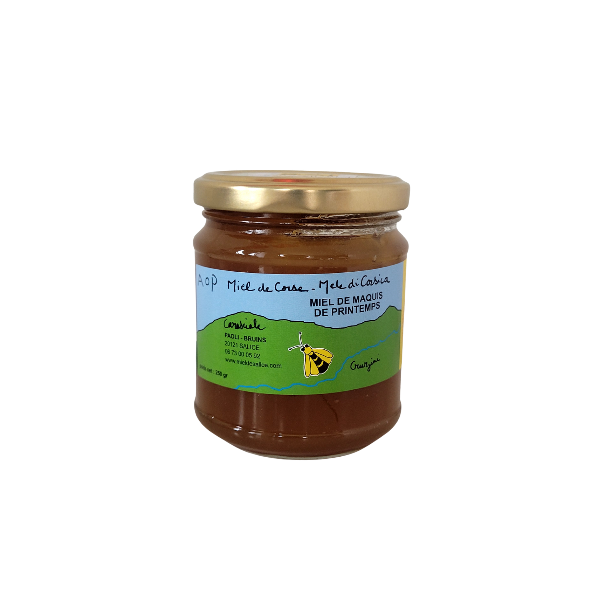 Korsikansk honning fra forårets maquis, Salice, 250g